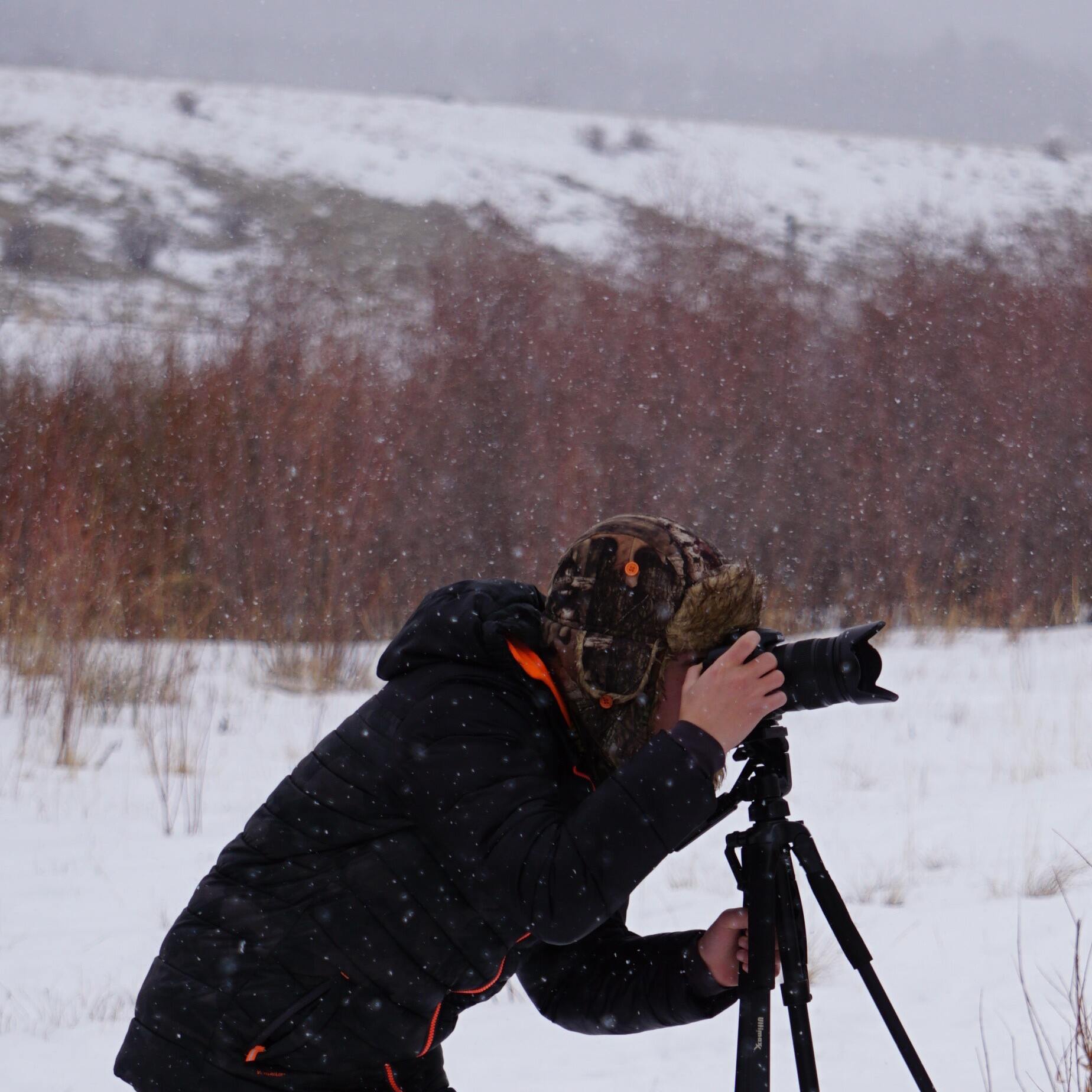 Cameraman filming
